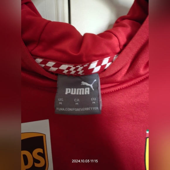 Ferrari Scuderia F1 Unisex Team Tech Fleece - Red - Picture 5 of 9